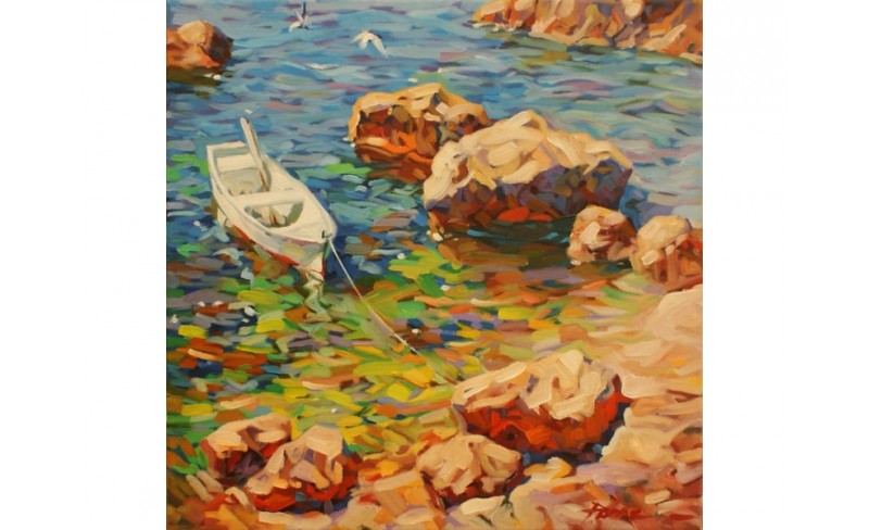 ΕΛΑΙΟΓΡΑΦΙΑ ΖΩΓΡΑΦΟΣ ΡΗΓΑΣ ΔΙΑΣΤΑΣΗ 60x60 ΕΡΓΑ ΤΕΧΝΗΣ ΡΗΓΑΣ